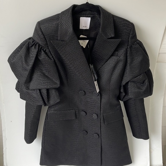 ACLER STOW BLAZER MINI DRESS IN BLACK size 4 - Picture 7 of 10